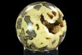 Crystal Filled, Polished Septarian Sphere - Utah #123840-2